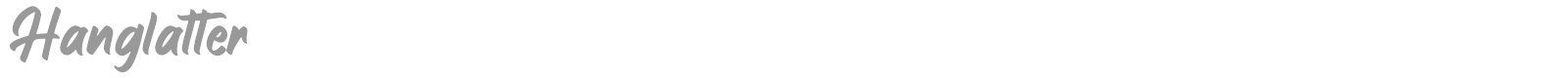 Hanglatter font preview